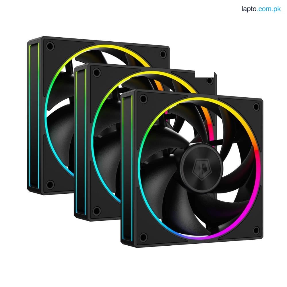 ID-Cooling AF-127-ARGB-K TRIO 120mm 3 Fans Pack ARGB Black