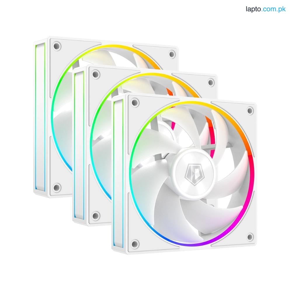 ID-COOLING AF-127-W-TRIO 120mm 3 Fans Pack ARGB White