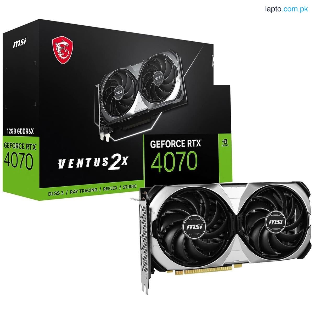 MSI NVIDIA GeForce RTX 4070 VENTUS 2X 12G OC Gaming Graphic Card