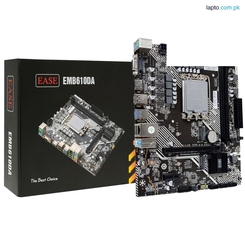 Ease EMB610DA DDR4 Intel Supports LGA1700 12/13th Gen MicroATX Motherboard