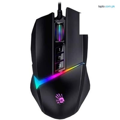 A4Tech BLOODY W60 Max RGB Gaming Mouse - Black
