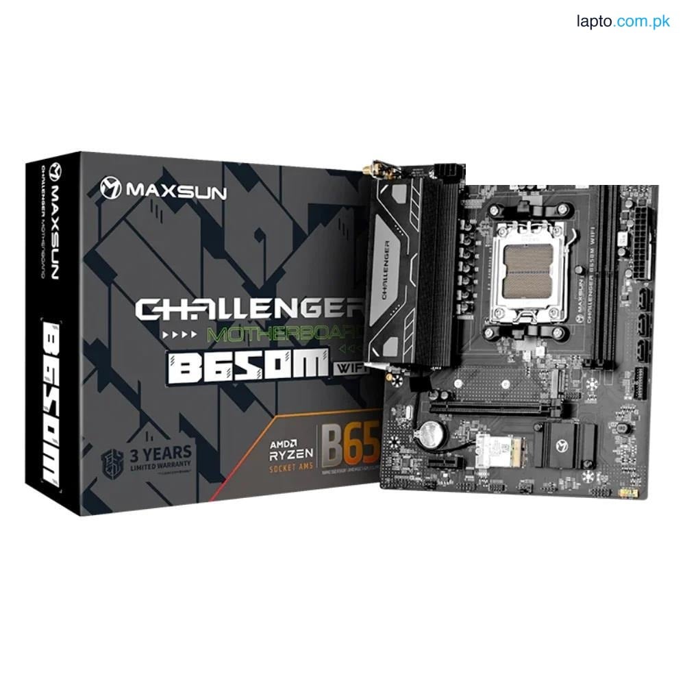 Maxsun Challenger B650M WiFi AMD AM5 Motherboard | DDR5, microATX, and High-Performance Connectivity