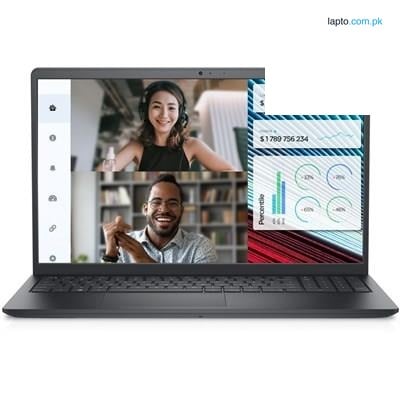 Dell Vostro 3520 Laptop - Intel Core i7-1255U, 8GB RAM, 512GB SSD, Backlit Keyboard, Fingerprint Reader, 15.6” FHD 120Hz, Carbon Black