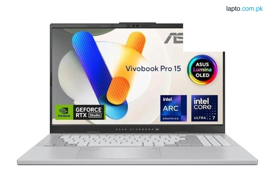 ASUS VIVOBOOK PRO 15 N6506MU-MA029 ULTRA 7 155H 16GB D5 1TB SSD RTX 4050 6GB 15.6" OLED B/L KB DOS (SILVER)