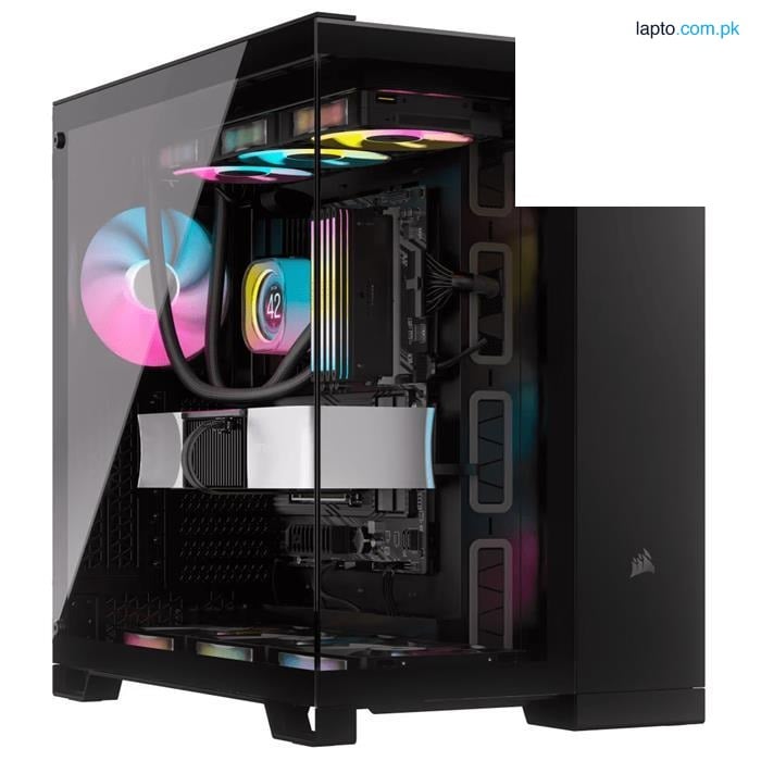 Corsair 6500X Mid-Tower Dual Chamber PC Case - Black CC-9011257