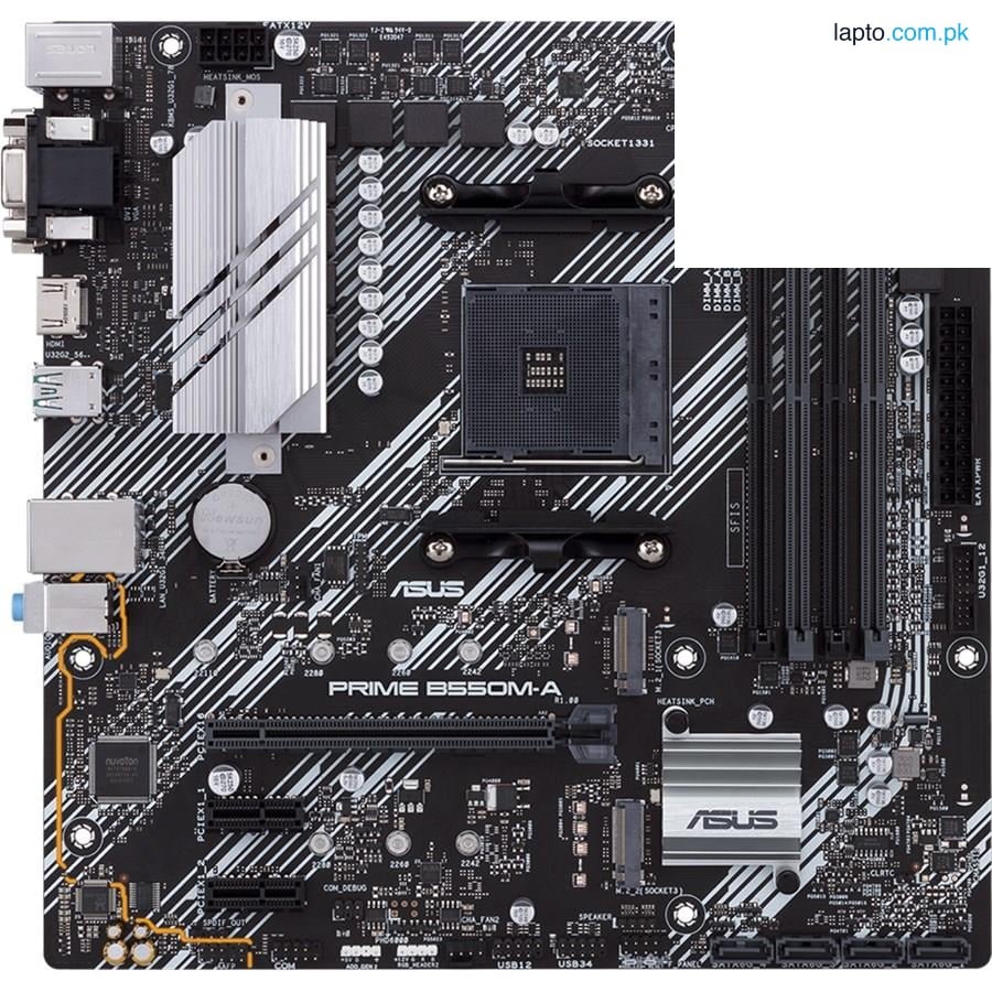 Asus PRIME B550M-A AMD B550 Micro ATX Motherboard - Ryzen AM4, PCIe 4.0, WiFi, M.2