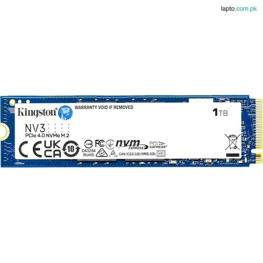 Kingston 1TB  - 2TB NV3 M.2 2280 PCIe 4.0 NVMe SSD SNV3S/1000G, 6000MB/s