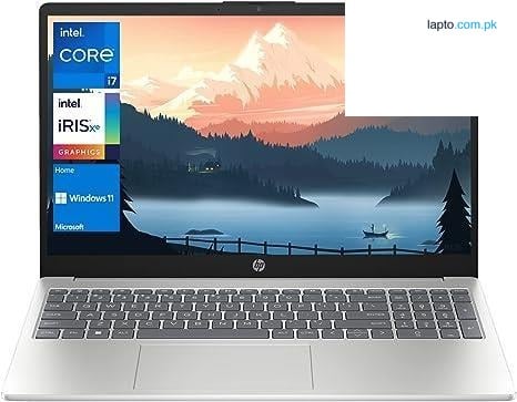 HP 15S-FD0110TU Laptop | Intel Core i7 1355U 16GB DDR4 512GB PCIe Value Intel Iris Xe 15.6 FHD Antiglare slim IPS 250 nits Narrow Border Windows 11 Home Natural Silver (1 Year Warranty)