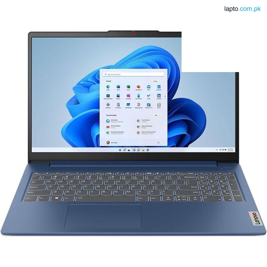 IdeaPad Slim 3 15IRU9 Touchscreen Laptop | Intel Core 3 100U 8GB DDR5 512GB SSD Backlit KB Windows 11 Fingerprint Reader 15.6" FHD IPS Touchscreen | Abyss Blue