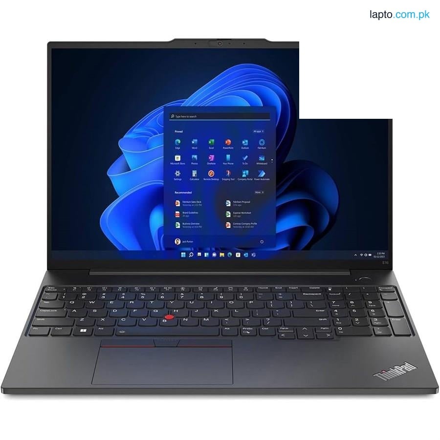 Lenovo ThinkPad E16 Gen 1 Touchscreen Business Laptop | Intel Core i5-1335U 16GB 512GB SSD Backlit KB Windows 11 Pro Fingerprint Reader 16" WUXGA 1920 x 1200 IPS Touchscreen