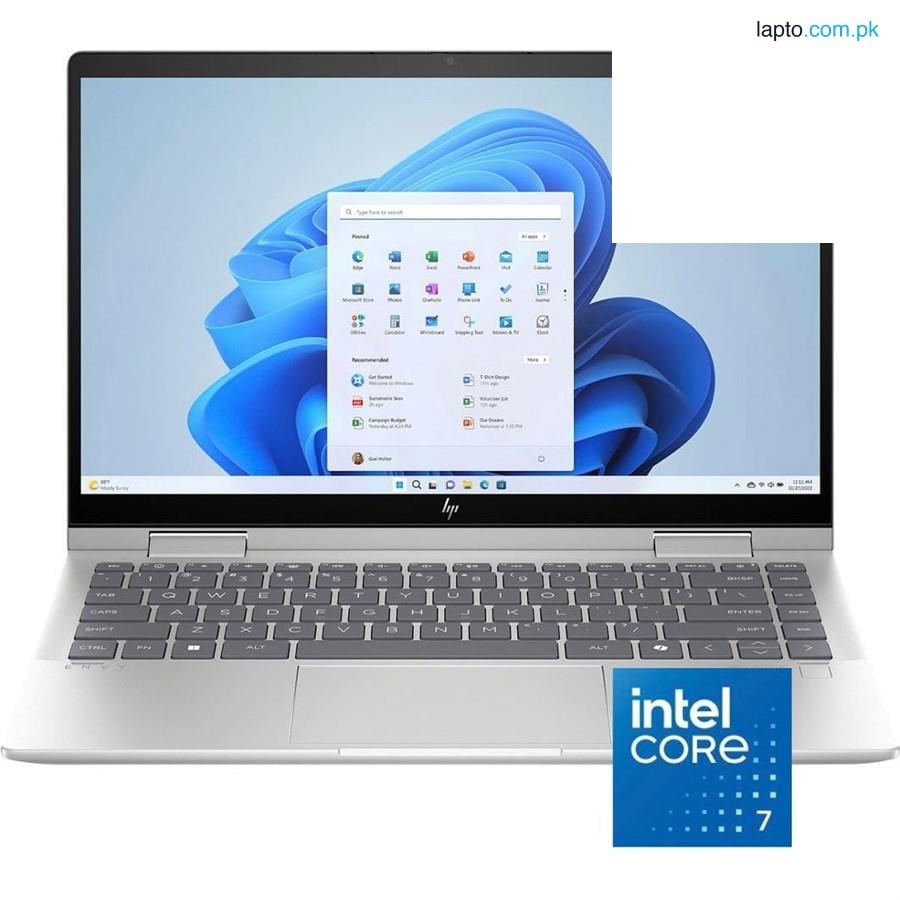HP ENVY x360 2-in-1 14-ES1023DX Laptop | Intel® Core™ 7 processor 150U 16GB 512GB SSD Backlit KB Fingerprint Reader 14" FHD Touchscreen Windows 11