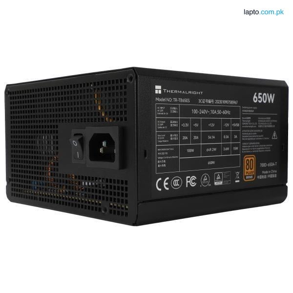Thermalright TB-650S 650W 80 Plus Bronze Power Supply