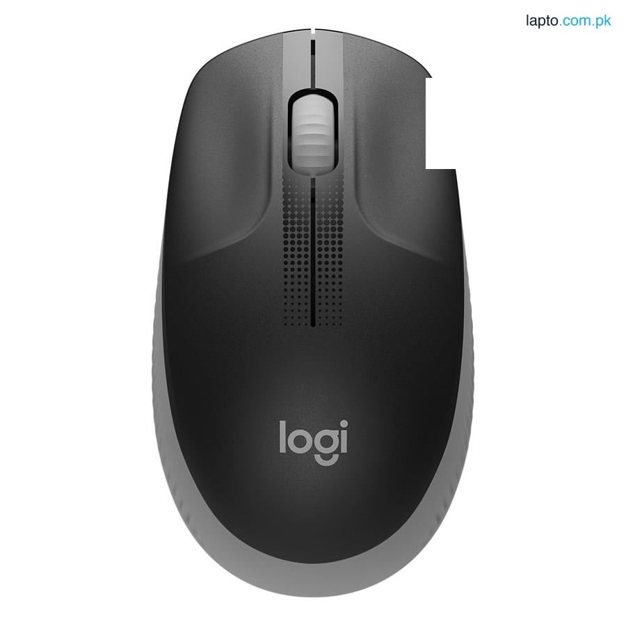 Logitech M190 Full Size Wireless Mouse - Charcoal