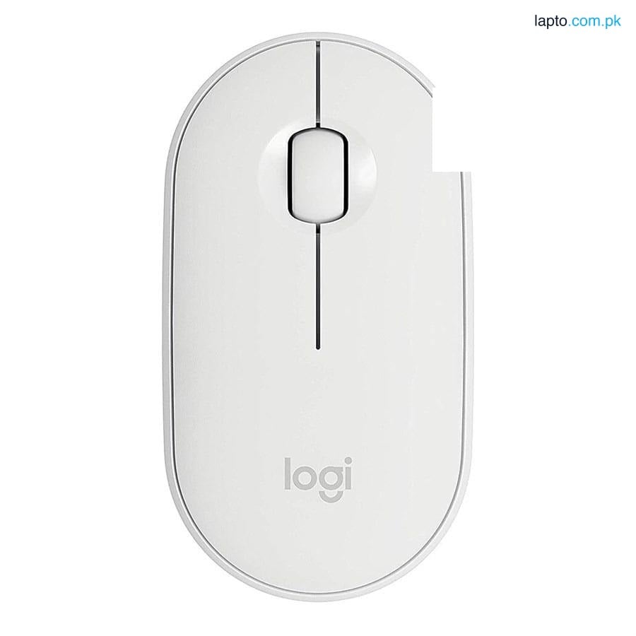Logitech M350 Pebble Wireless Mouse - White