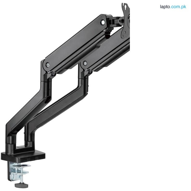Twisted Minds TM-60-C012 Dual Monitor Heavy-Duty Monitor Arm With USB - Black