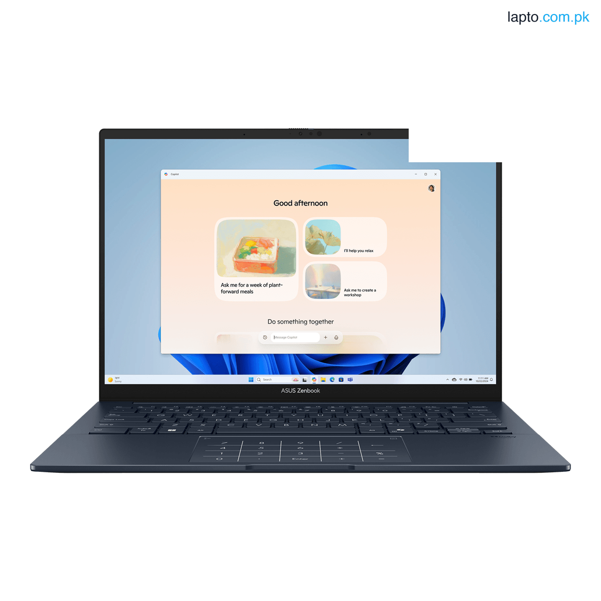 ASUS ZENBOOK 14 UX3405MA-PZ464W CORE ULTRA 9 185H 16GB LPDDR5X 1TB NVME 14.0" 3K OLED TOUCH BKL WIN 11 PONDER BLUE (2 YEARS)