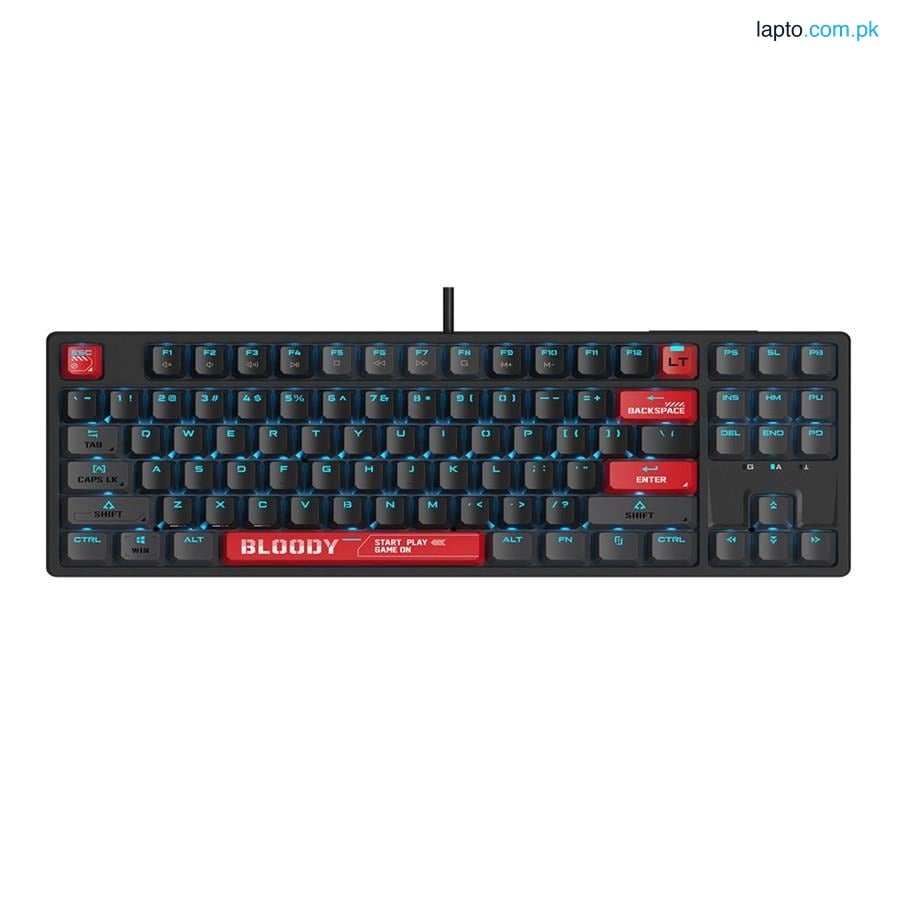 Bloody AT87 Alpha Optical Switch Mechanical Keyboard | 7 RGB Backlit Effects