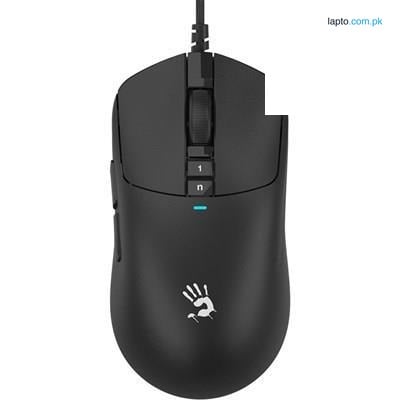 A4Tech Bloody W72 Ultra Gaming Mouse - Light weight - Alpha Sensor - 20,000 CPI - RapidSnap Rebound Technology - Black