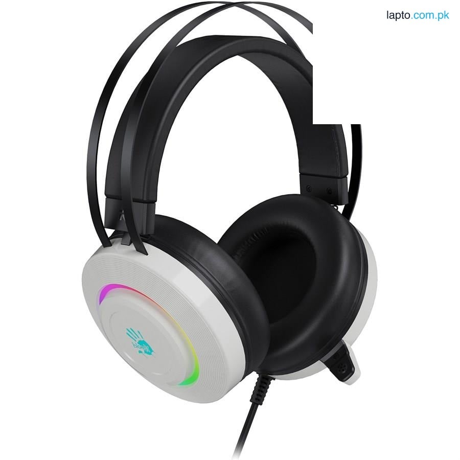 A4Tech Bloody G521 Virtual 7.1 Surround Sound Gaming Headset - White