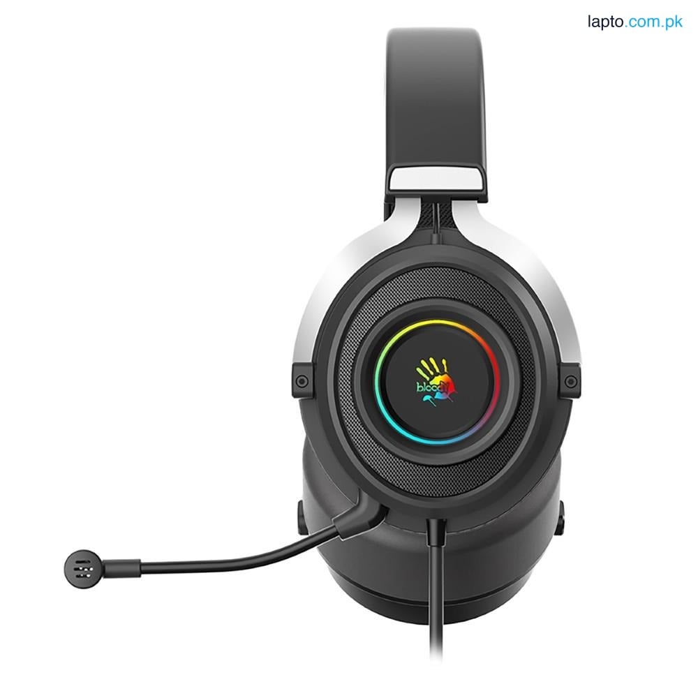 Bloody G535 Virtual 7.1 Surround Sound USB Gaming Headset (White - Black)