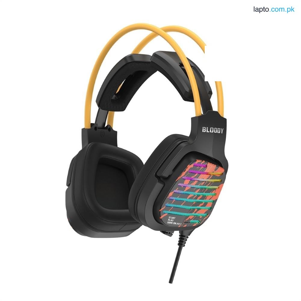 Bloody G565 Gaming Headset | 7.1 Virtual Surround Sound | Energy Black - Energy White | RGB