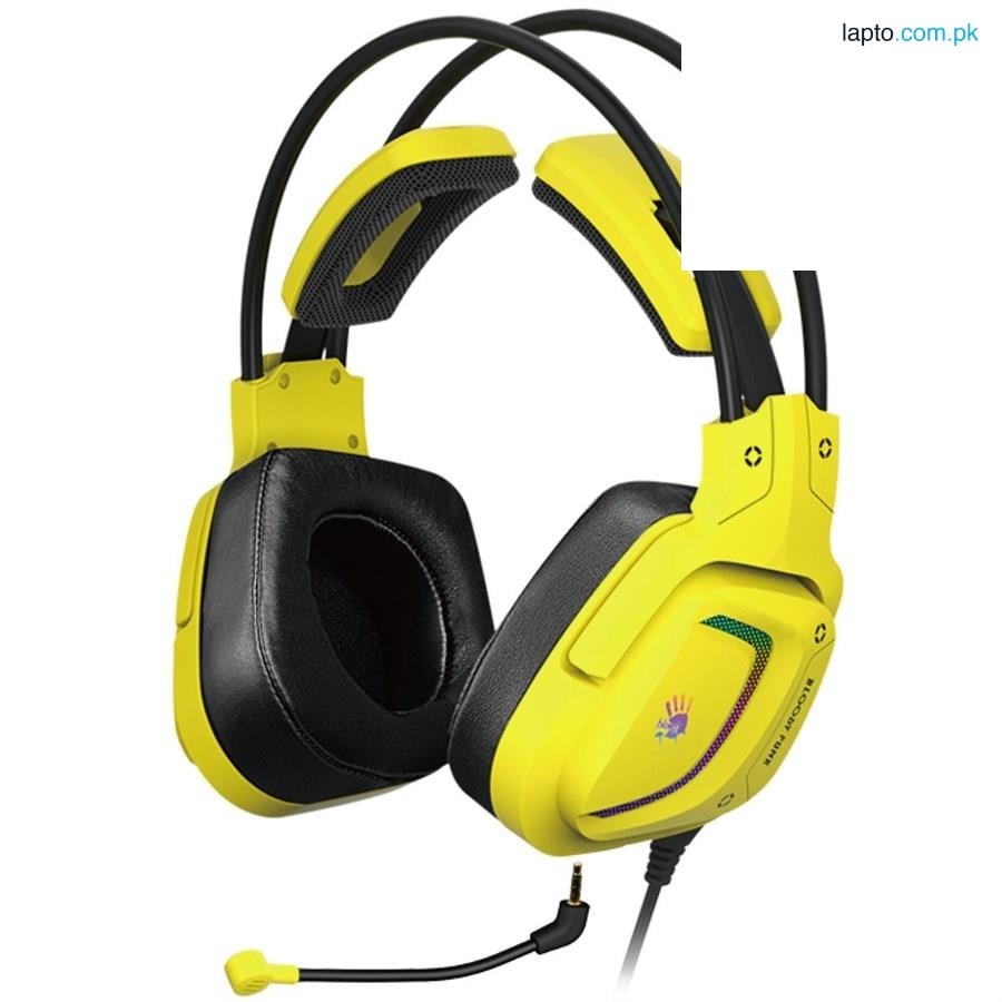 Bloody G575 Virtual 7.1 Surround Sound Gaming USB Headset (Punk Yellow)