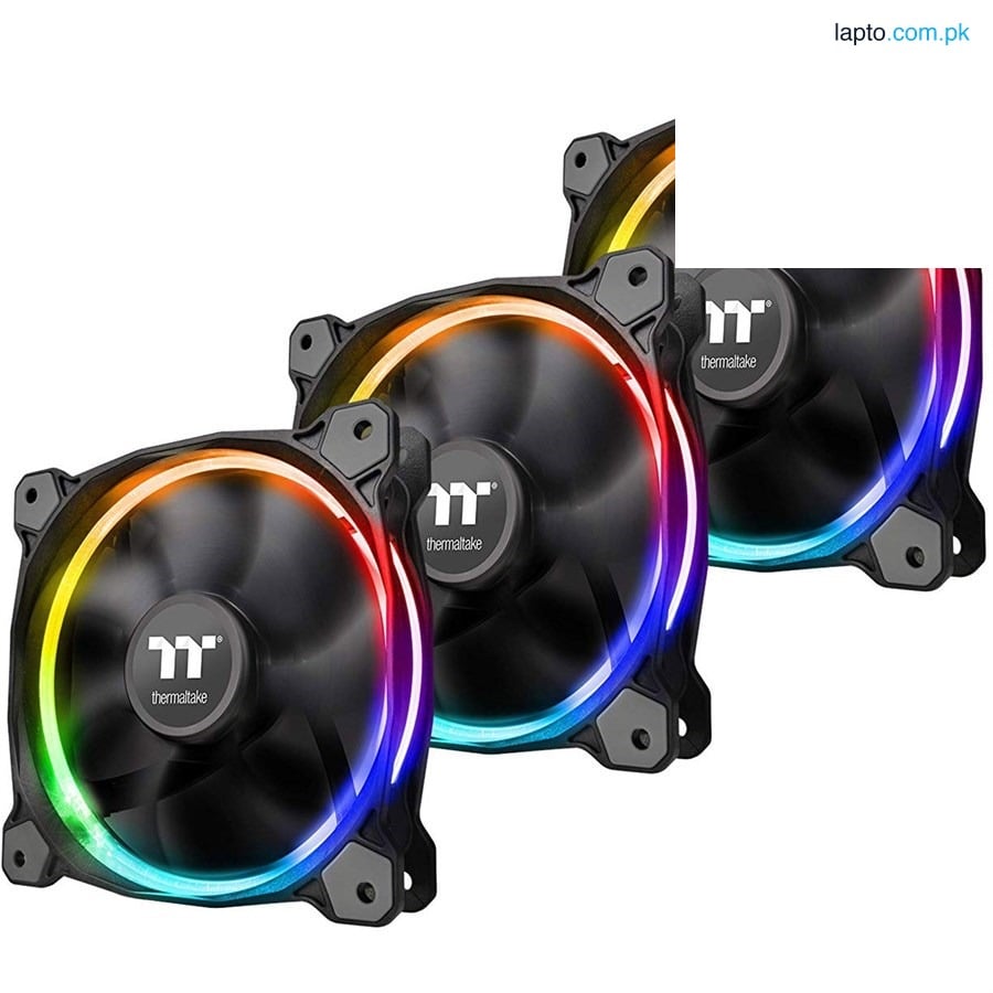 Thermaltake Riing 12 LED RGB Radiator Fan Sync Edition (3-Fan Pack) CL-F071-PL12SW-A
