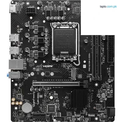 MSI PRO H610M-S DDR4 Intel Motherboard DDR4, Support Intel® Core™ 14th/ 13th/ 12th Gen Processors, LGA1700