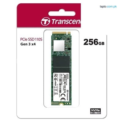 Transcend PCIe SSD 110S 256GB NVMe PCIe M.2 Solid State Drive TS256GMTE110S