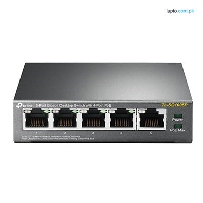 TP-Link SG1005P - 5-Port Gigabit Desktop Switch with 4-Port PoE