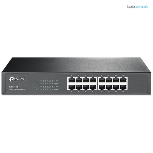 TP-Link TL-SG1016D - 16-Port Gigabit Desktop/Rackmount Switch