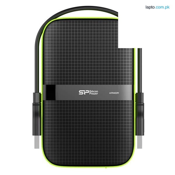Silicon Power Armor A60 2TB USB 3.1 Shockproof and Water-Resistant Portable Hard Drive, SP020TBPHDA6