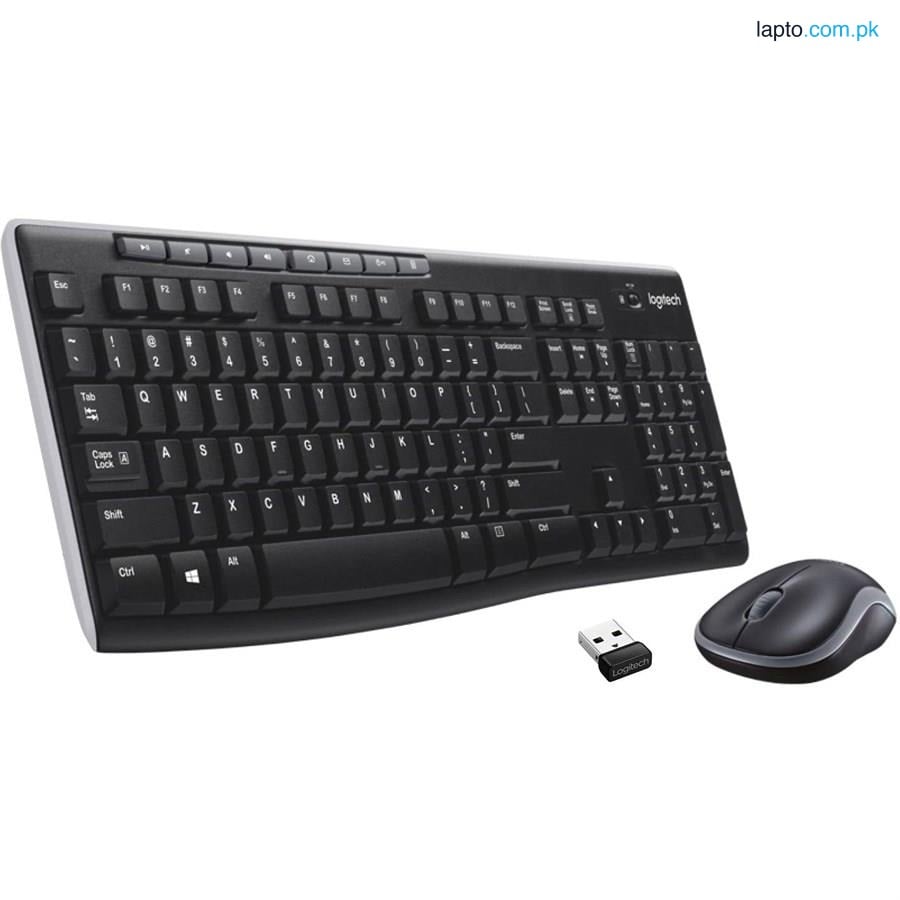 Logitech MK270R Wireless Keyboard And Mouse Combo | Black