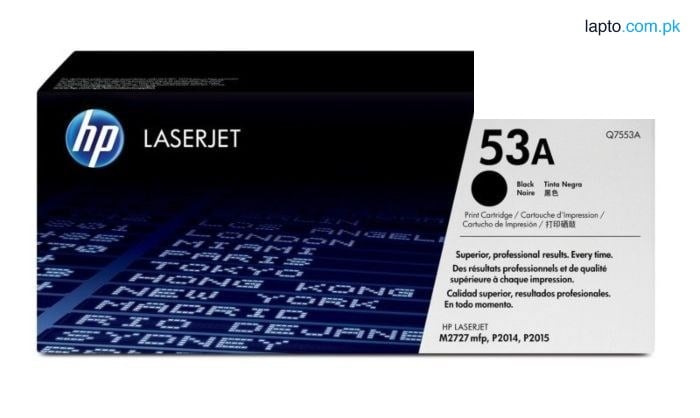 HP 53A Black Original LaserJet Toner Cartridge (Q7553A)