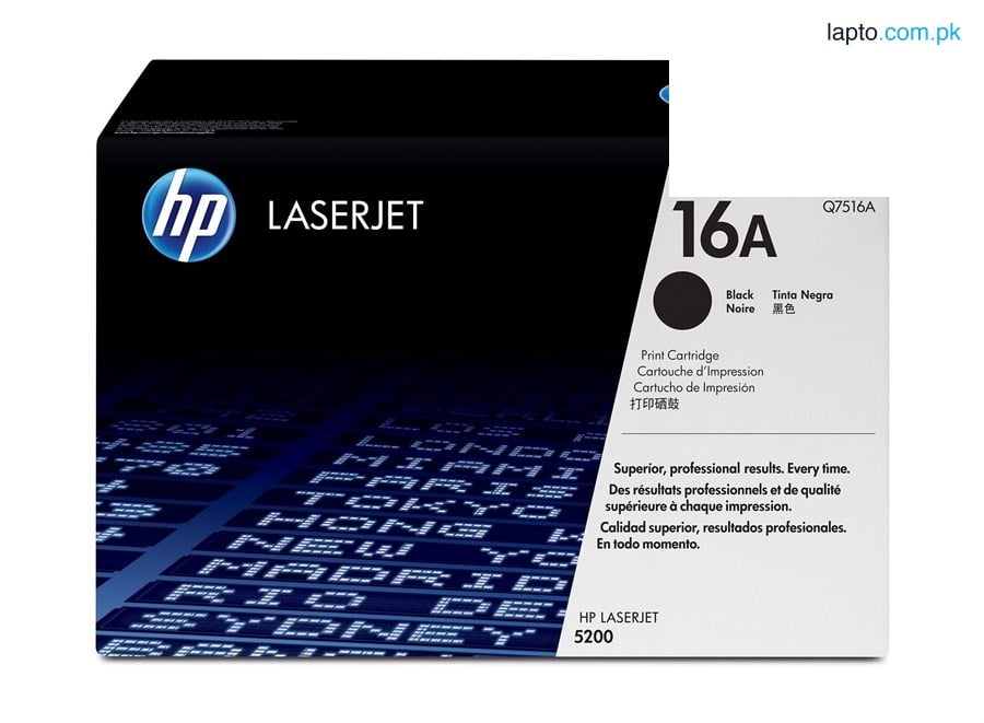 HP 16A Black Original LaserJet Toner Cartridge (Q7516A)