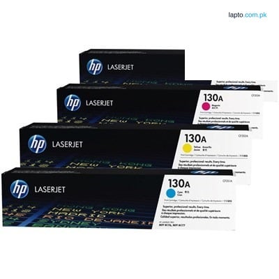 HP 130A 4-pack Cyan/Magenta/Yellow/Black Original LaserJet Toner Cartridges