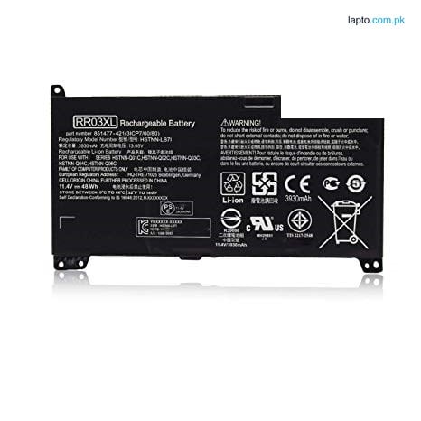 RR03XL Battery For Hp Probook 430 440 450 455 470 G4 Series Laptop