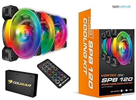 Cougar Vortex RGB SPB 120 PWM HDB Cooling Kit 3 Fans Pack Kit