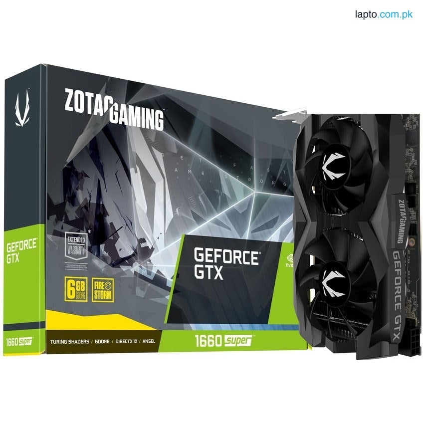ZOTAC GAMING GeForce GTX 1660 SUPER Twin Fan ZT-T16620F-10L Graphics Card