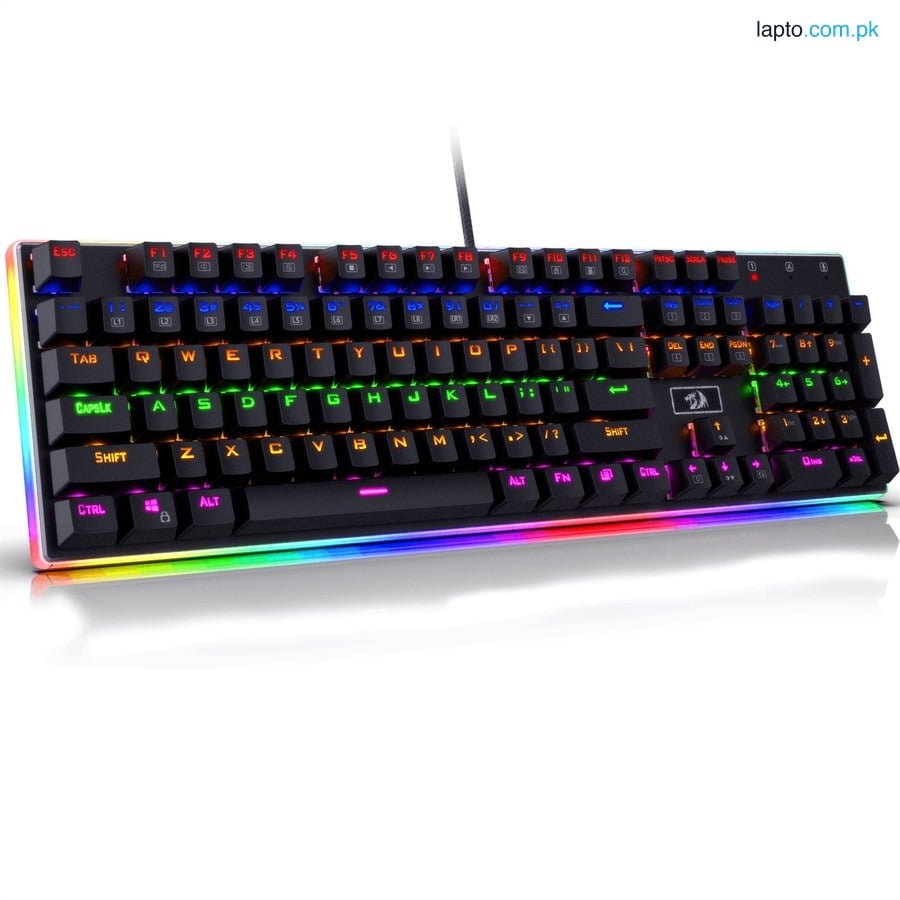 Redragon K577R Kali Mechanical Gaming Keyboard, Rainbow Backlit, Wired Competitive Ergonomic Keyboar