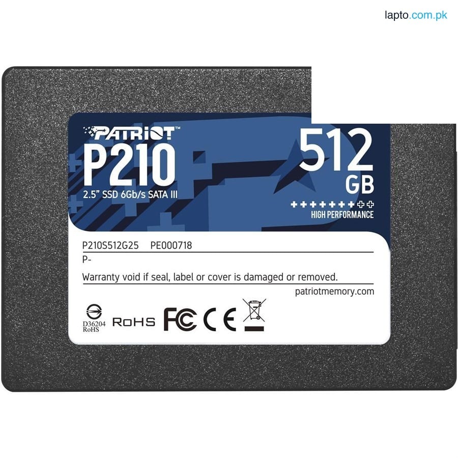 Patriot P210 2.5" SSD SATA III 512GB