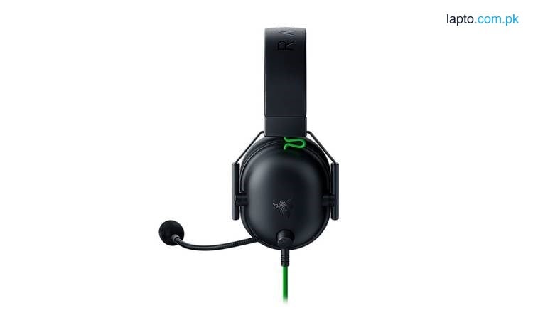Razer BlackShark V2 X Multi-Platform Wired E-Sports Gaming Headset Black - White - Green
