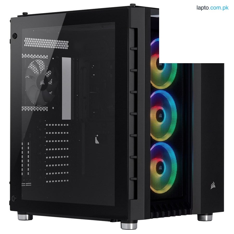 Corsair Crystal Series 680X RGB ATX High Airflow Tempered Glass Smart Case — Black