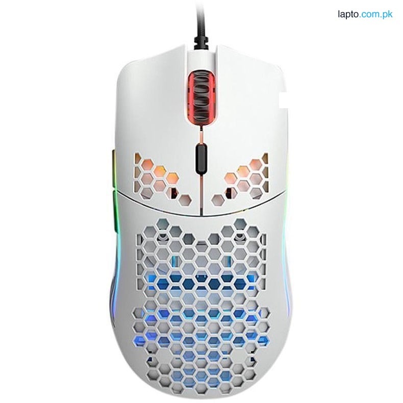 Glorious Model O (Matte White) Regular 67 Grams RGB Gaming Mouse