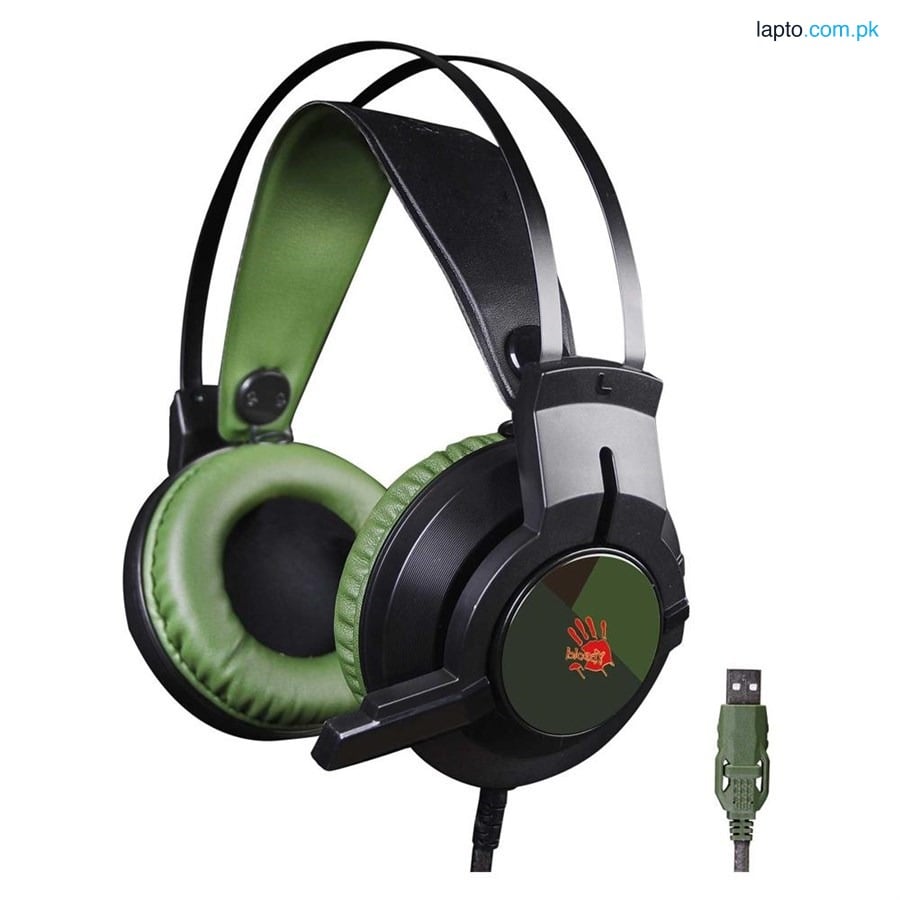 Bloody J437 Glare Virtual 7.1 Gaming Headset (Army Green)
