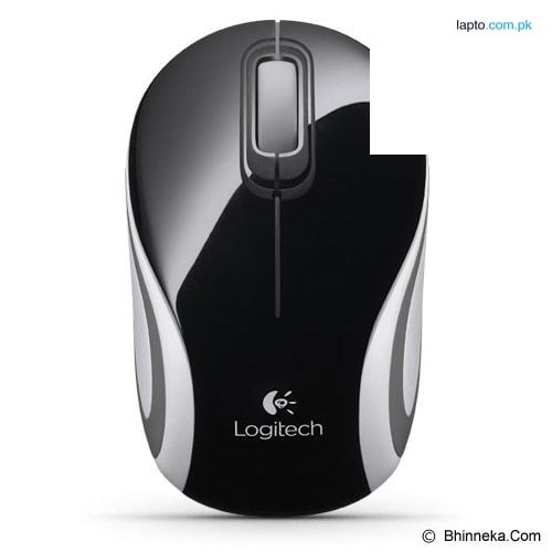 Logitech Wireless Mini Mouse M187 - Black - 910-002741