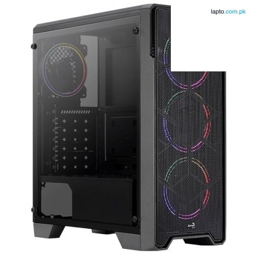 Aerocool Ore Saturn Tempered Glass Edition FRGB Mid Tower Chassis