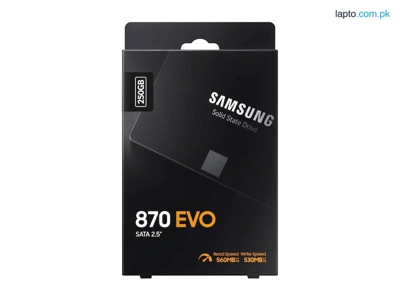 Samsung 250GB SSD 870 EVO SATA III 2.5" V-NAND, MZ-77E250B-AM