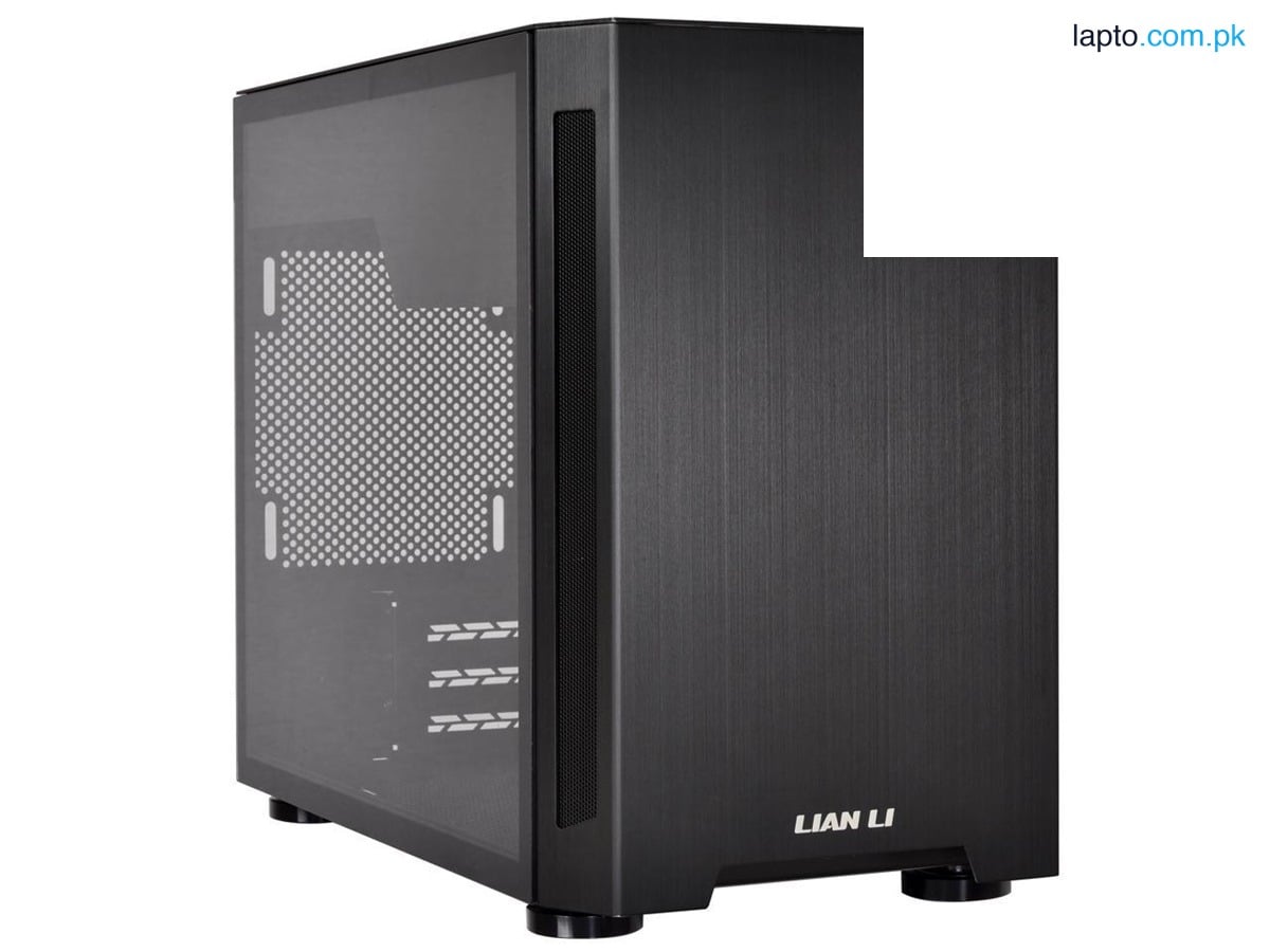 LIAN LI TU150 Aluminum Tempered Glass ITX Case - Black Color - TU150WX