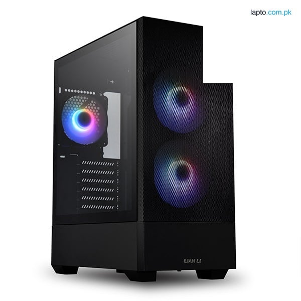 Lian Li LANCOOL 205 Mesh Tempered Glass Side Panel Mid-Tower ATX Computer Case PC Gaming Case (Black